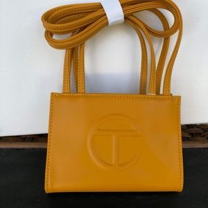 Telfar Small Mustard Shopping Bag